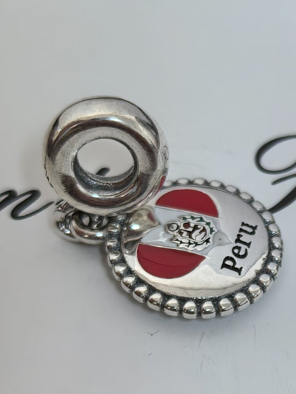 Pandora Peru Exclusive Charm Pendant, S925 Silver Jewelry Bracelets - Picture 3 of 4
